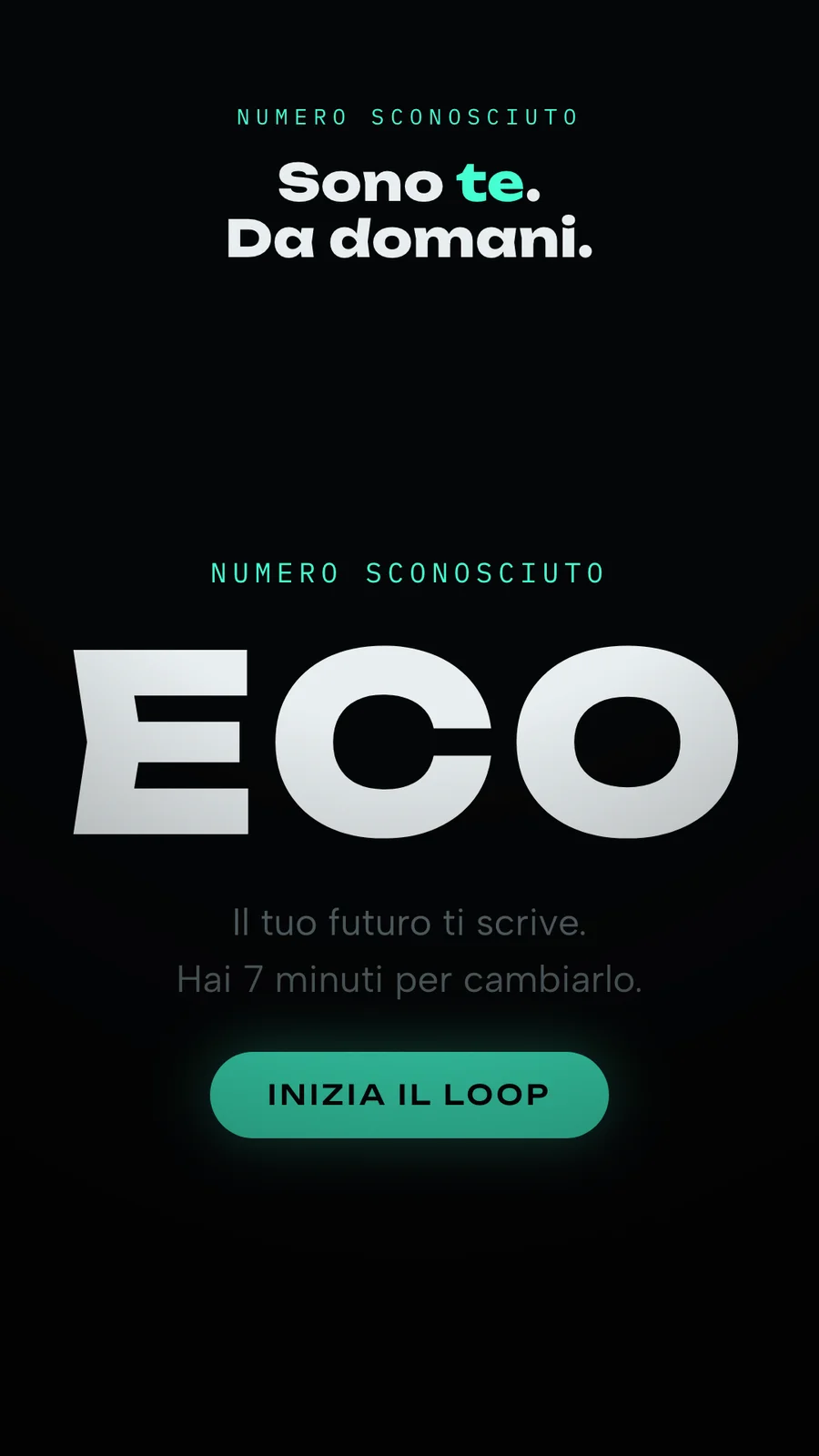 ECO — il tuo futuro ti scrive